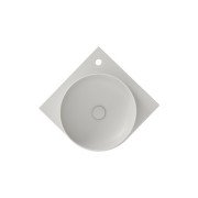 Раковина для ванной Ravak Yard 450 C 45х45 см угловая керамика дымчато-серый XJX0O245000