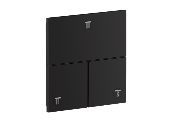 Перемикач душу Hansgrohe Axor ShowerSelect ID 3 споживача матовий чорний 36780670