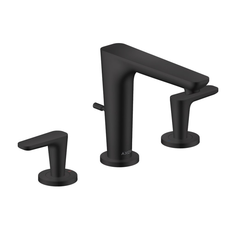 Смеситель для раковины Hansgrohe Axor Citterio C с донным клапаном матовый черный 49060670