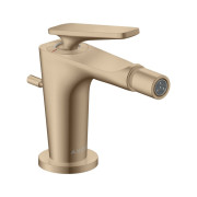 Змішувач для біде Hansgrohe Axor Citterio C з донним клапаном матова бронза 49210140