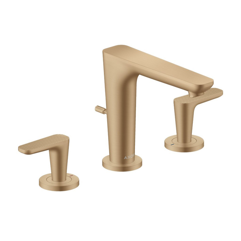 Смеситель для раковины Hansgrohe Axor Citterio C с донным клапаном матовая бронза 49061140