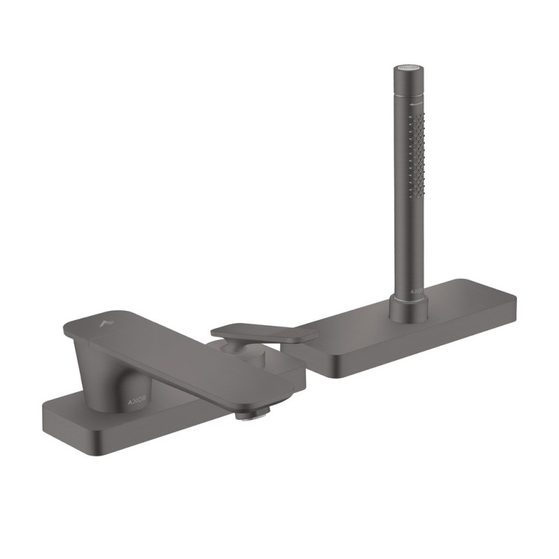 Змішувач на борт ванни Hansgrohe Axor Citterio C на 3 отвори матовий чорний хром 49431340