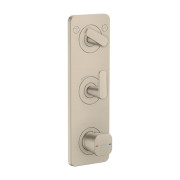 Термостат для душу Hansgrohe Axor Citterio C 2 споживача матовий нікель 49700820