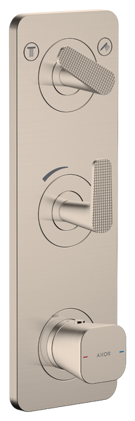 Термостат для душу Hansgrohe Axor Citterio C 2 споживача матовий нікель 49701820