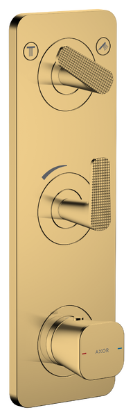 Термостат для душу Hansgrohe Axor Citterio C 2 споживача поліроване золото 49701990