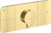 Термостат для душу Hansgrohe Axor One прихованого монтажу 3 споживача матова латунь 45713950