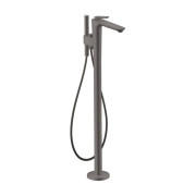 Змішувач для ванної кімнати Hansgrohe Axor Citterio C підлоговий з душовим гарнітуром матовий чорний хром 49441340