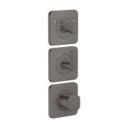 Термостат для душу Hansgrohe Axor Citterio C 3 споживача матовий чорний хром 49711340