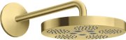 Верхний душ Hansgrohe Axor One Ø280 мм 1 режим с держателем матовая латунь 48491950