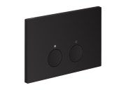 Кнопка смыва Hansgrohe Axor для Geberit Sigma двойной смыв металл матовый черный 42530670