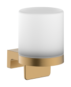 Диспенсер для рідкого мила Hansgrohe AddStoris S 200 мл метал/скло матова бронза 41765140