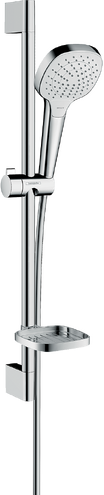 Ручний душ на штанзі Hansgrohe Croma Select E 110 Vario EcoSmart 3-режимний хром 28157400