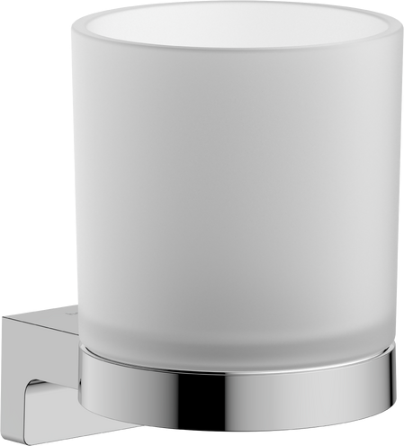 Склянка для зубних щіток Hansgrohe AddStoris S на тримачі скло/метал хром 41769000