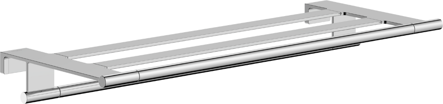 Держатель для полотенец Hansgrohe AddStoris S с полкой металл хром 41781000