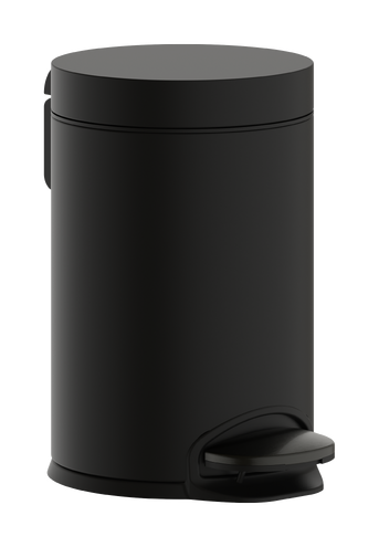 Відро для сміття Hansgrohe AddStoris 3 л з педаллю матовий чорний хром 41775340