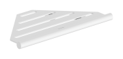 Полочка для ванной Hansgrohe AddStoris S угловая матовый белый 41761700
