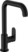 Змішувач для кухні Hansgrohe Vernis Blend M35 матовий одноважільний матовий чорний 71857670