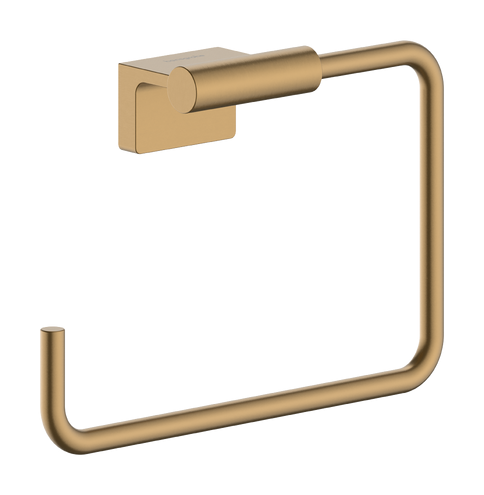 Держатель-кольцо для полотенец Hansgrohe AddStoris S металл матовая бронза 41784140