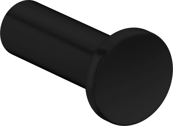 Крючок для ванной Hansgrohe Axor Universal Circular одинарный матовый черный 42811670