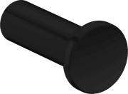 Крючок для ванной Hansgrohe Axor Universal Circular одинарный матовый черный 42811670