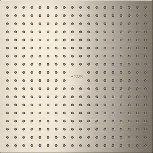 Верхній душ Hansgrohe Axor ShowerSolutions 300х300 мм 1 режим вбудований у стелю матовий нікель 35317820