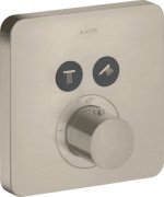 Термостат скрытого монтажа Hansgrohe Axor ShowerSolutions 2 потребителя матовый никель 36707820
