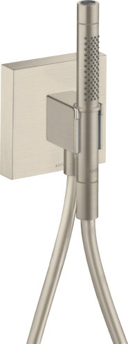 Ручной душ на держателе Hansgrohe Axor Starck 2-режимный матовый никель 12626820