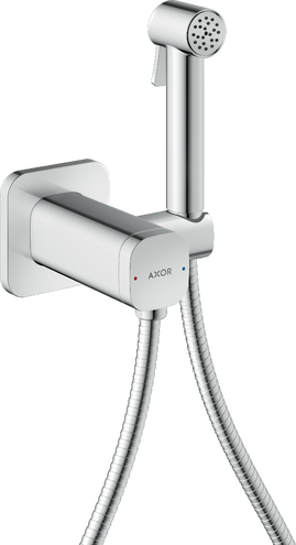 Гігієнічний душ Hansgrohe Axor 1jet для змішаної води зі шлангом та тримачем хром 29243000