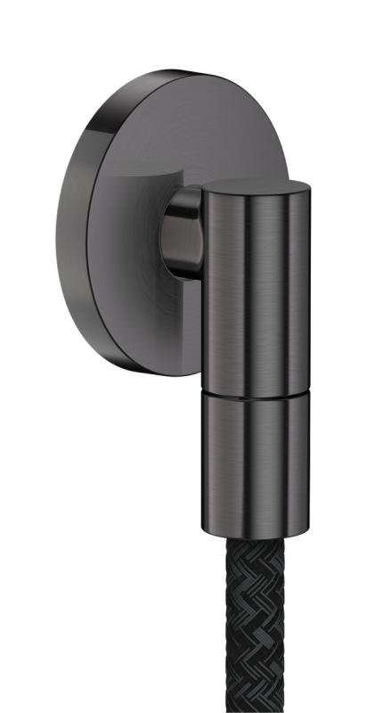 Шланговое подсоединение Hansgrohe Axor с обратным клапаном матовый черный хром 36737340