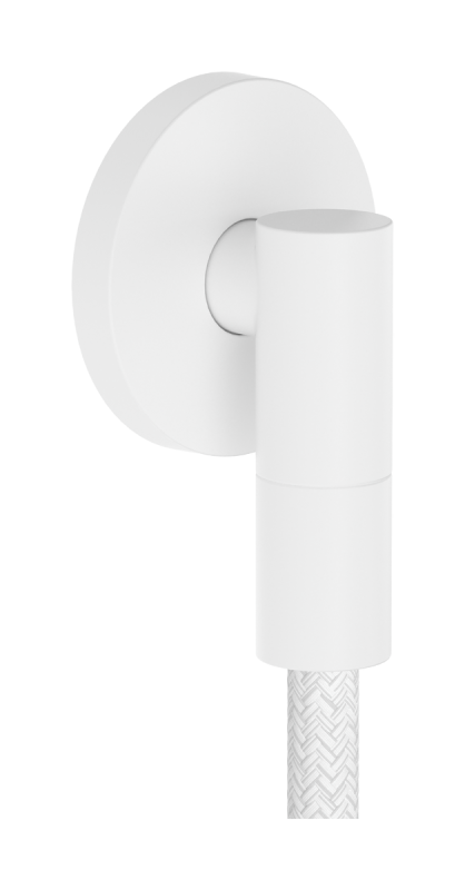 Шланговое подсоединение Hansgrohe Axor с обратным клапаном матовый белый 36737700