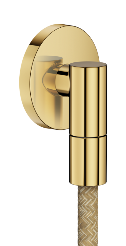 Шланговое подсоединение Hansgrohe Axor с обратным клапаном полированное золото 36737990