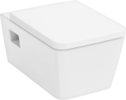 Унитаз подвесной Hansgrohe EluPura Original Q AquaChannel Flush DIY 36х54 см с крышкой керамика белый 60289455