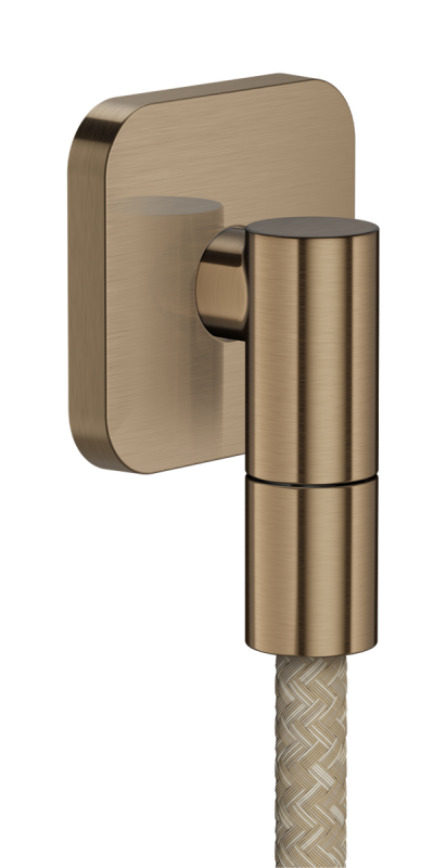 Шлангове приєднання Hansgrohe Axor зі зворотним клапаном матова бронза 36739140