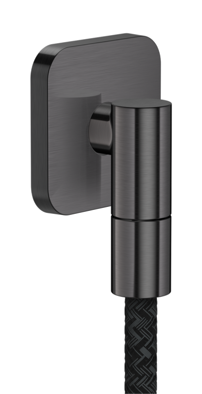 Шланговое подсоединение Hansgrohe Axor с обратным клапаном матовый черный хром 36739340