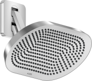 Верхній душ Hansgrohe Axor ShowerSphere 2jet EcoSmart 370х220 мм з кронштейном хром 39746000