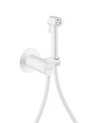 Гігієнічний душ Hansgrohe Axor 1jet для змішаної води зі шлангом та тримачем матовий білий 29242700