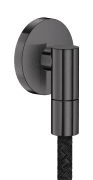 Шланговое подсоединение Hansgrohe Axor с обратным клапаном матовый черный хром 36737340
