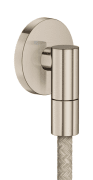 Шланговое подсоединение Hansgrohe Axor с обратным клапаном матовый никель 36737820