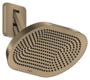 Верхний душ Hansgrohe Axor ShowerSphere 2jet 370х220 мм с кронштейном матовая бронза 39745140