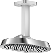 Верхній душ Hansgrohe Axor ShowerSphere 250х160 мм 1 режим EcoSmart із стельовим під'єднанням хром 39764000