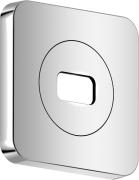 Декоративная накладка для верхнего душа Hansgrohe Axor ShowerSphere 120х120 мм металл хром 39769000