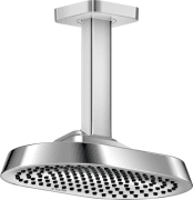 Верхний душ Hansgrohe Axor ShowerSphere 250х160 мм 1 режим EcoSmart+ с потолочным подсоединением хром 39771000