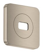 Декоративна накладка для верхнього душу Hansgrohe Axor ShowerSphere 120х120 мм метал матовий нікель 39769820