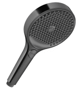 Душевая лейка Hansgrohe Axor ShowerSolutions Ø130 мм 3 режима матовый черный хром 39772340