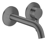 Змішувач для раковини Hansgrohe Axor One настінний одноважільний матовий чорний хром 48170340