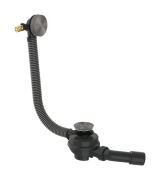 Злив-перелив для ванн Hansgrohe Axor Exafill із наповненням матовий чорний хром 42540340