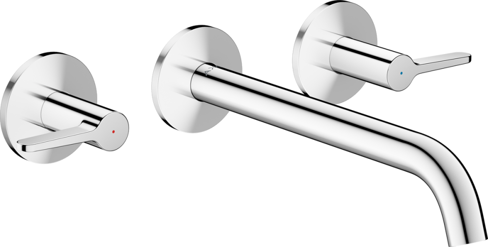 Змішувач для раковини Hansgrohe Axor One настінний на 3 отвори хром 48160000