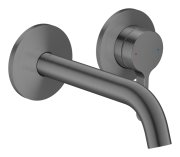 Змішувач для раковини Hansgrohe Axor One настінний одноважільний матовий чорний хром 48170340