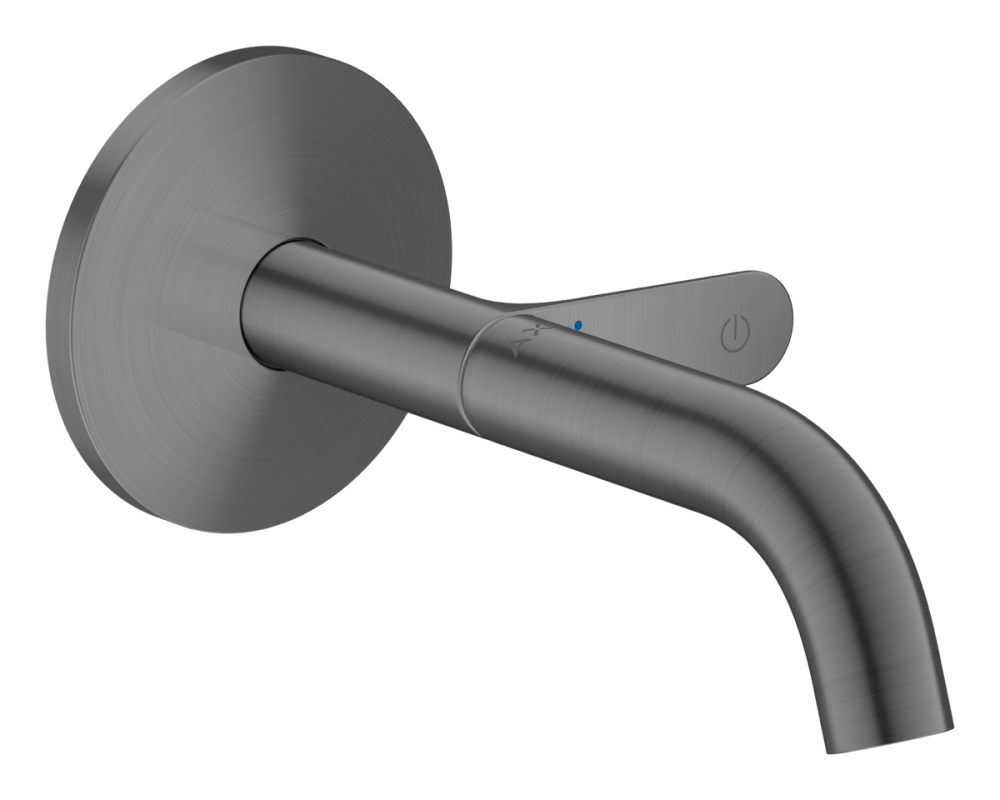 Змішувач для раковини Hansgrohe Axor One настінний одноважільний матовий чорний хром 48180340