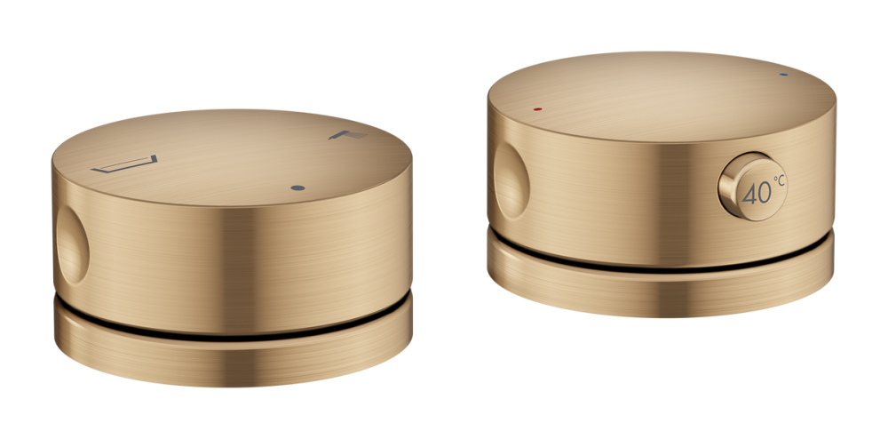 Термостат на борт ванни Hansgrohe Axor One матова бронза 48470140